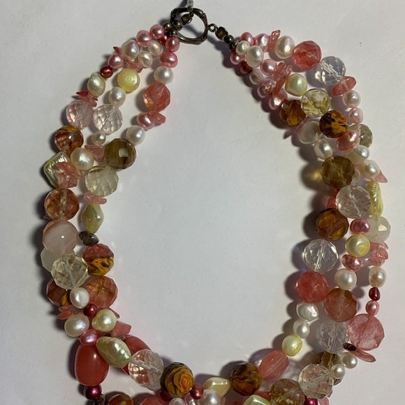 Mixed spring color necklace - Picture 6 of 7